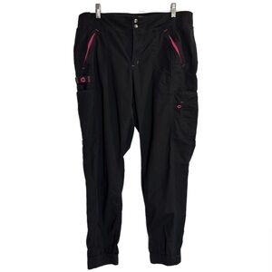 Black utility/ cargo pants w/ multiple pockets